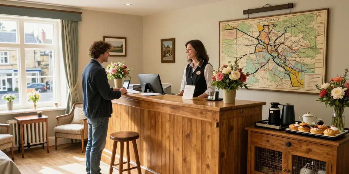 Cozy B&B Skipton welcoming atmosphere with friendly staff and delicious pastries.
