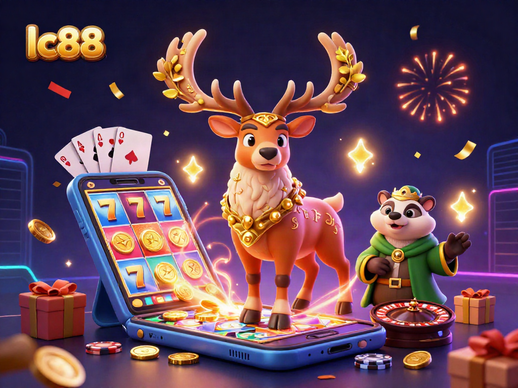Play dynamic slot games with lc88 featuring enchanting characters and vibrant casino elements.
