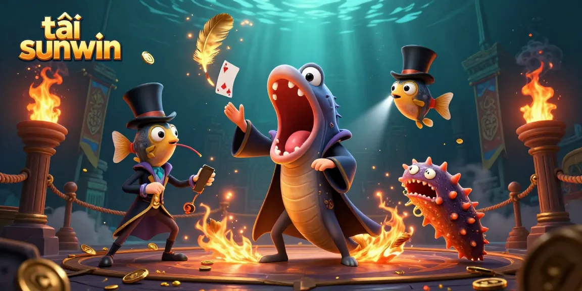 Engage with tải sunwin through vibrant underwater casino action featuring dazzling characters and elements.